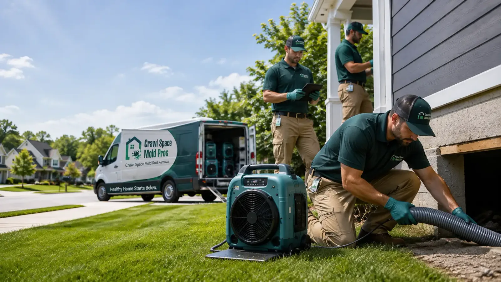 Crawl Space Mold Removal in Albany, MN